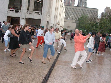 Line Dancing in the Rain Photo courtesy of Robert Abrams